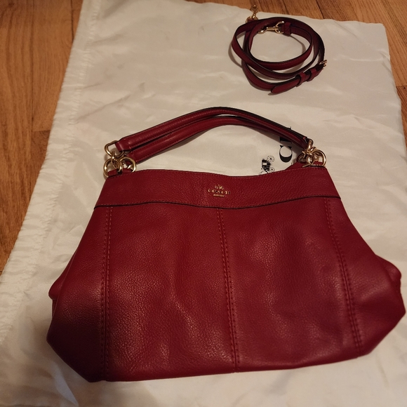 Coach LEXY Shoulder/Satchel Handbag Rouge - Picture 14 of 14